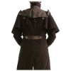 Punk Mens Gothic Steampunk Coat Brown Vtg Regency Highwayman 